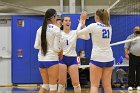 VB vs WSU  Wheaton Women's Volleyball vs Worcester State University. - Photo by Keith Nordstrom : Wheaton, Volleyball